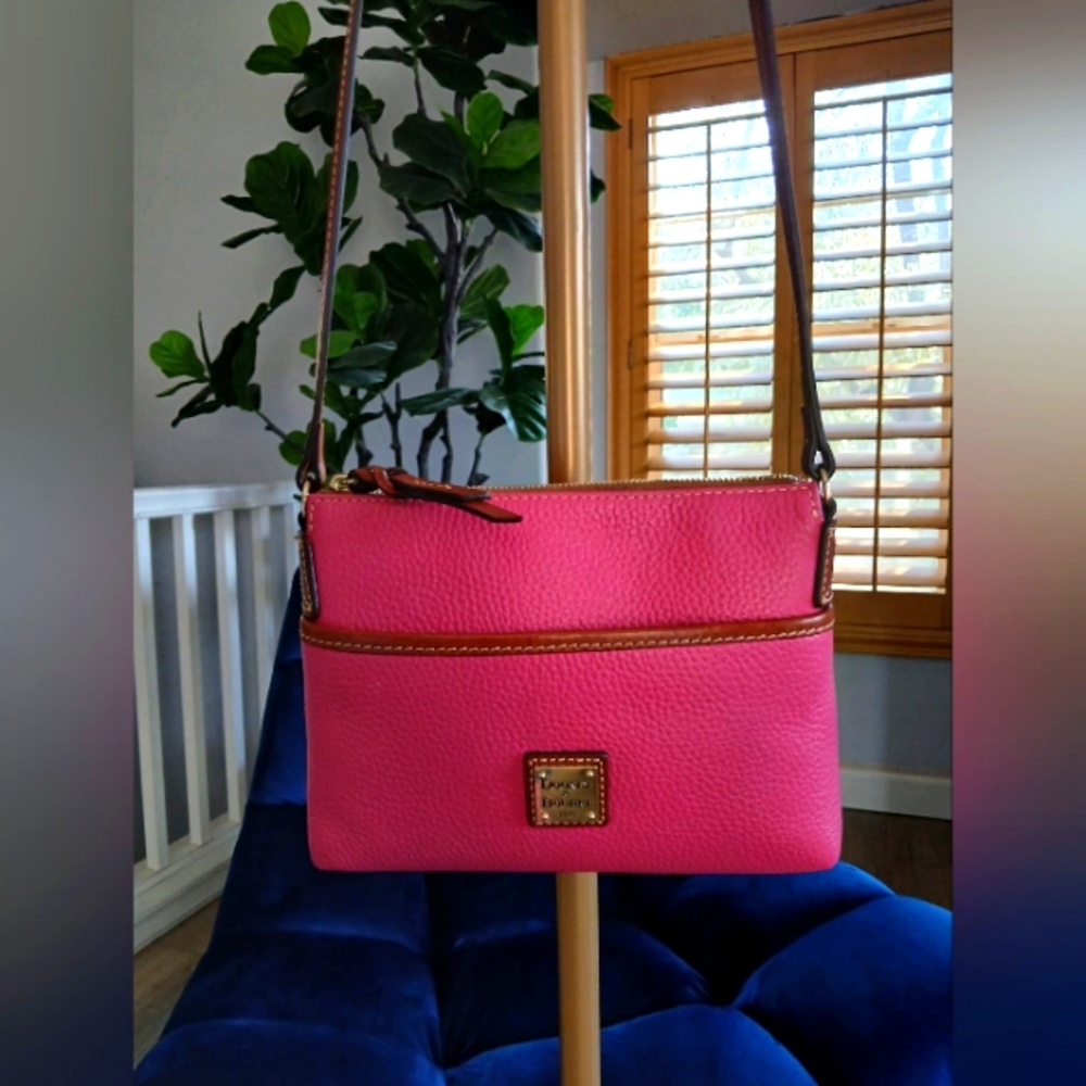 NWOT Dooney & Bourke Pebble Grain Ginger Crossbody Bag - Picture 4 of 12